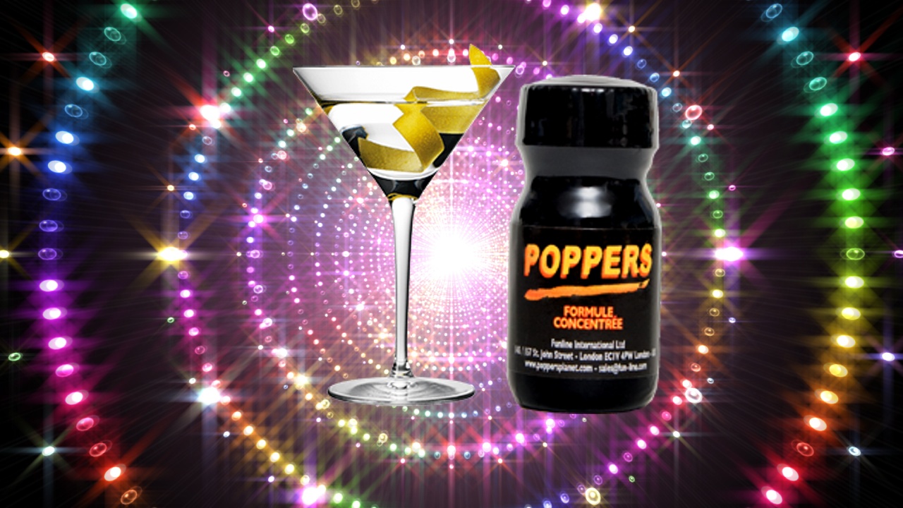 poppers, booze JOI game